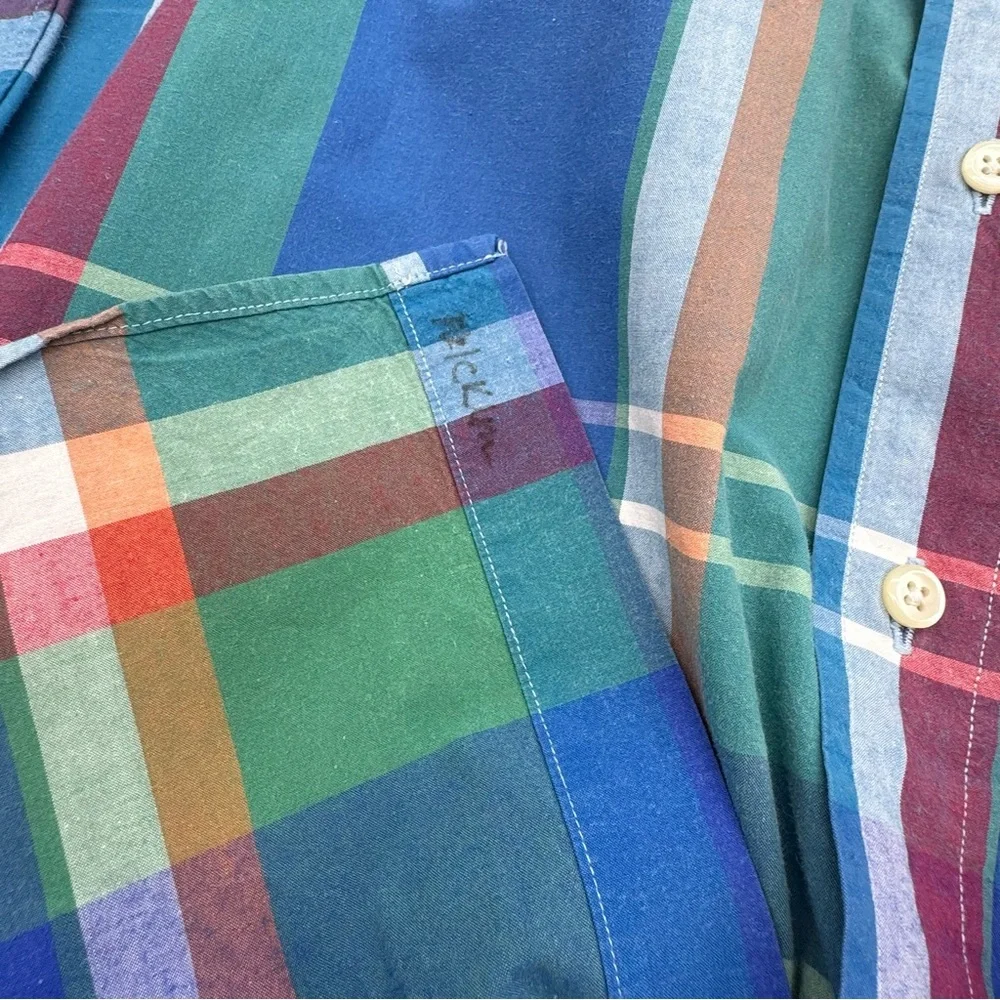 Polo by Ralph Lauren Men's Colorful Plaid‎ Shirt, Size XL